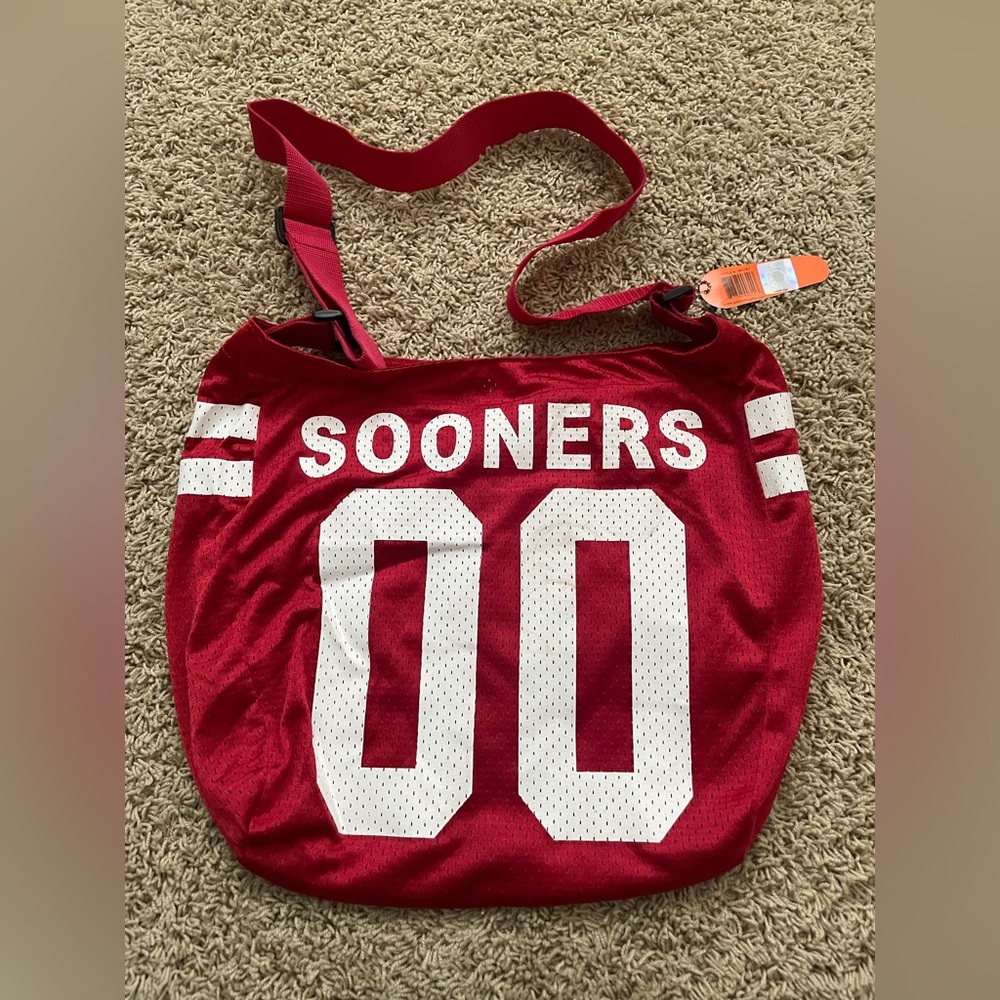 Oklahoma Sooners Jersey Purse Tote Bag